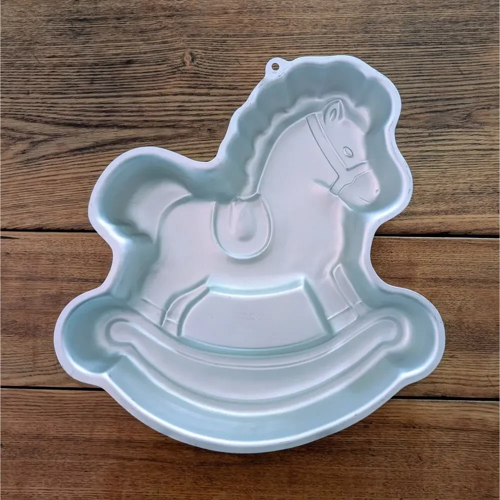 Vintage 1984 Wilton Rocking Horse Cake Pan 2105-2388 Retired Novelty Baking
